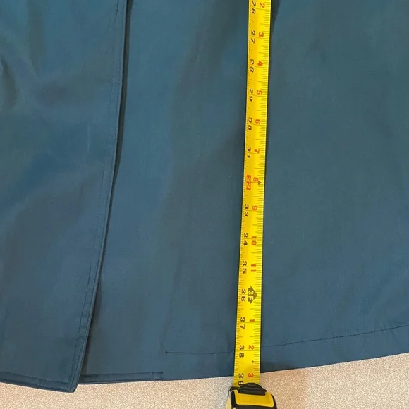 London Fog Trench Coat - Teal Blue - Picture 9 of 9